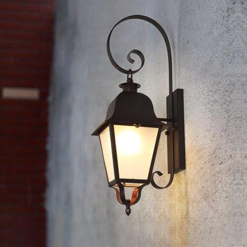Style restoring ancient ways the staircase corridor balcony garden courtyard hotel exterior wall waterproof wall lamp