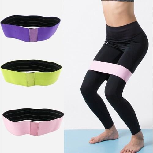 Yoga Resistance Band Stretch Resistance Ring Workout Adjustable Stretch Hip Circle Anti-Skid Elastic Push Hip Squat Tension Band
