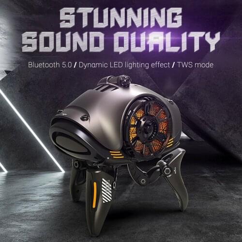 YOUXIU Rotbot Speaker Wireless High Sound Quality Soundbar High Power Super Loud Subwoofer Machine Bluetooth speakers