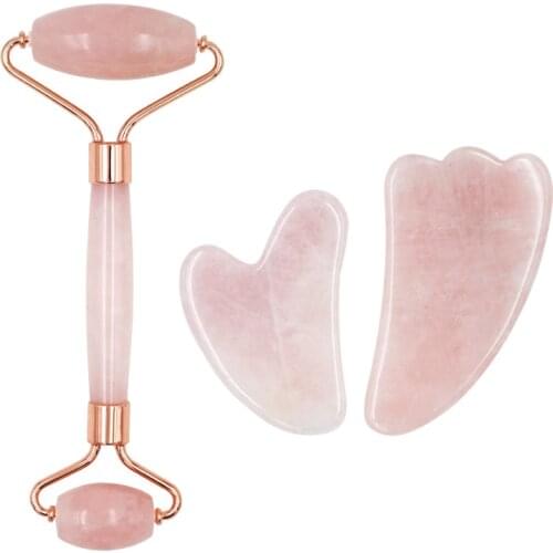 1pc/3pcs Face Massager Roller Plate Board Slimming Face Lifting Massager Jade Stone Eye Face Neck Thin Tools Scraping Skin Board