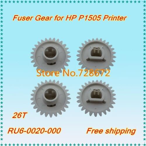 20pcs Lower Pressure Roller Gear RU6-0020-000 RU6-0020 26T Fuser Gear for HP P1505 M1120 1008 1007 P1005 1106 1108 Printer