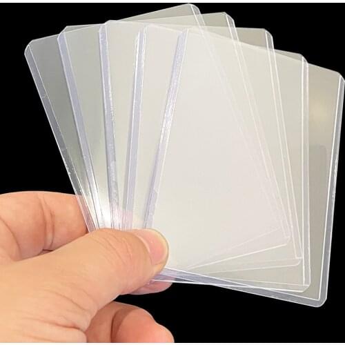 35PT 25/pack toploader Card Holders Sleeves Protect Card flexibility Rating Card PSA Paster Protect for Football/Baseball Star