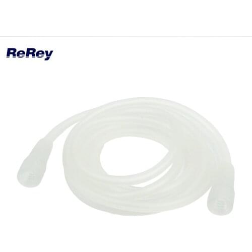 4*8mm Two Ends Silicon Tube with Big Connectors for Body Cupping Vacuum Cans Jars Vacuum Soft Silicon Pipe 2.1M