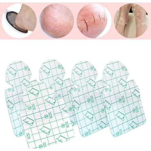 5Pcs/Set PU Ultra Thin Heel Sole Water Supplement Film Moisture Transparent Split Foot Patch Economic