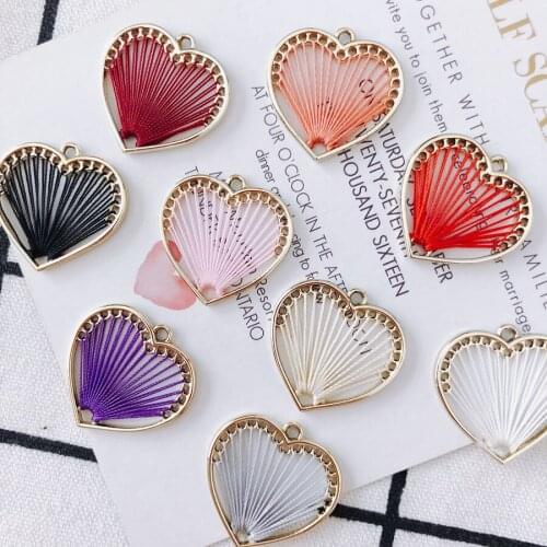 6pieces/lot Alloy love pendant earrings Jewelry Accessories pendant Earring Accessories