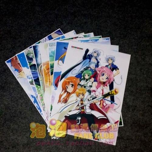 8Pcs DOG DAYS' Anime Picture Posters Figures Poster 42x29cm Toys for Wall Home Decoration Kids Adult Gift