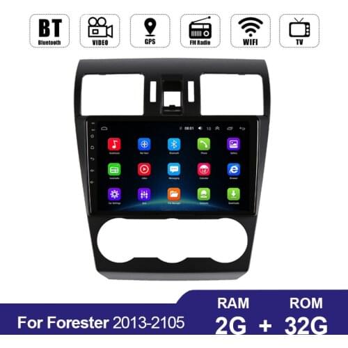 9" 2 din Car Radio Multimedia GPS Navigation Player For Subaru Forester WRX XV Impreza 2013-2015 Android 9.1 Autoradio Video