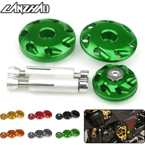 Motorcycle CNC Aluminum Fairing Bolts Frame Hole Caps Screws for Kawasaki Z1000 2010 - 2015 2016 2017 Z1000SX NINJA 1000 10-16