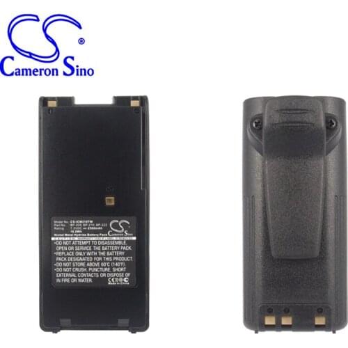 CameronSino for ICOM IC-A24 IC-A24E IC-A6 IC-A6E IC-F11 IC-F11BR IC-F11S IC-F12 IC-F12S IC-F21 IC-F21BR IC-F21GM IC-F21S battery