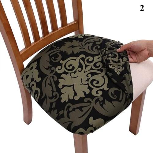 Printed Chair Covers Spandex Elastic Chair Protector Slipcover Christmas Decoration Seat Covers for Computer Chair slipcovers