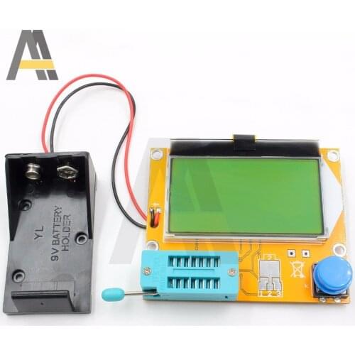 LCR-T4 Battery LCD Digital Transistor Tester Meter M328 Diode Triode Capacitance ESR Meter For MOSFET/JFET/PNP/NPN L/C/R1