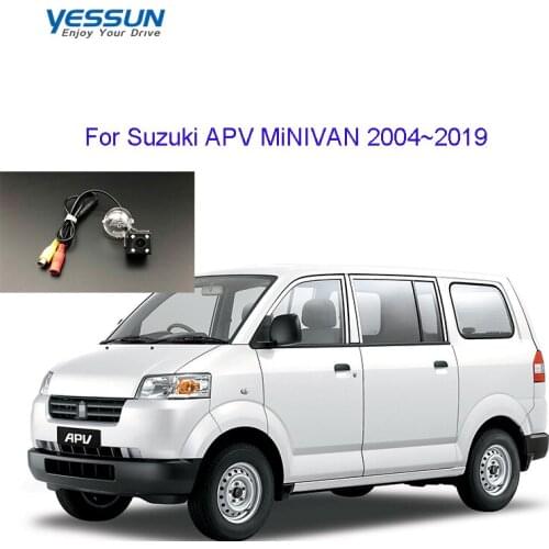 Yessun License plate camera For Suzuki APV MiNIVAN 2004~2019 CCD nightview backup camera/rear view camera
