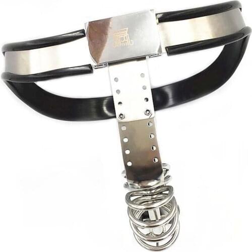 Cbt BDSM Cock Cage Stainless Steel Male Chastity Belt Pants Penis Lock Sex Toy For Men Adult Metal Chastity Cage Device