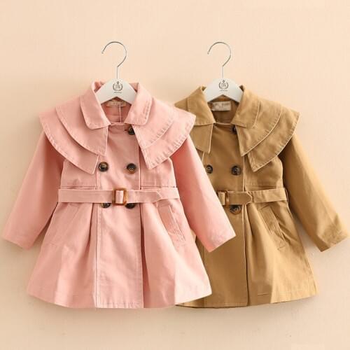 LOALEI Trench Coats For Girls