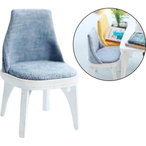 1/12 Scale Dollhouse Miniature Dining Room Chair Life Scene Toy Age 3