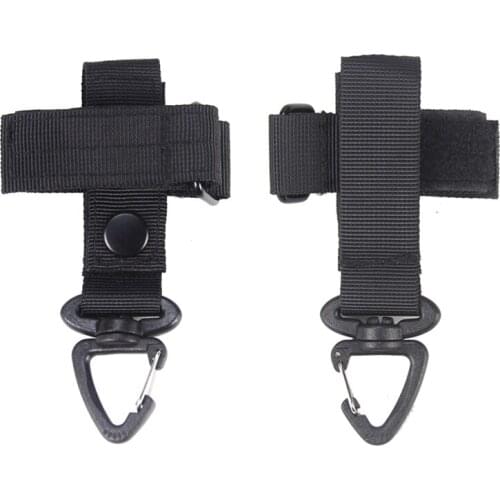 Multifunctional Clasp Durable Molle Key Holder Pouch Key Chain Glove Hook Mountaineering Rope Belt Buckle Swivel Bags