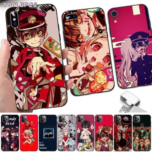 TOPLBPCS Animation Toilet Bound Hanako kun Yugi Soft Phone Cover for iPhone 8 7 6 6S Plus X 5S SE 2020 XR 11 12 pro XS MAX