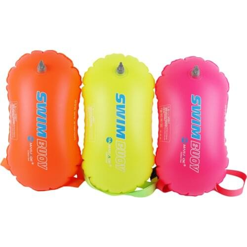 Inflatable Swimming Float Buoy Swim Safety Floating Bag Diving Buoy Rafting Drifting Balloon Air Dry Bag Safety Equipment
