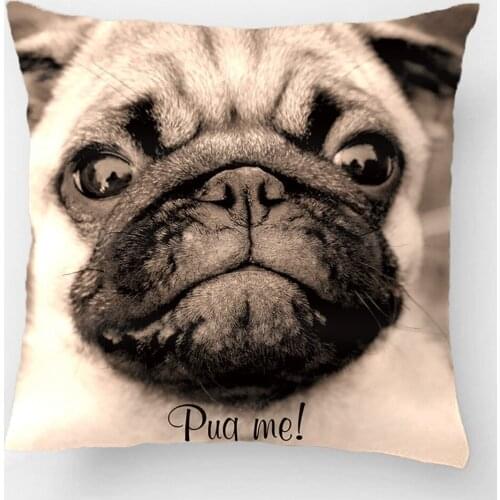 Pug Me Throw Pillow Case Wedding Decorative Cushion Cover Pillow Case Customize Gift By Lvsure For Car Sofa Seat Pillowcase