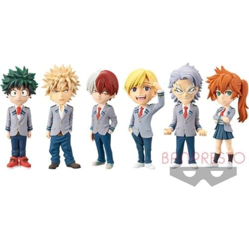 Bandai BANPRESTO Original Genuine My Hero Academy Wcf Vol.4 Japanese Anime Toy Model Ornaments