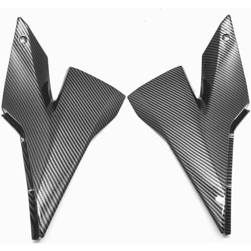 Carbon Fiber Pattern Gas Tank Side Knee Fairing Cowl for Kawasaki 2004 2005 Ninja ZX-10R