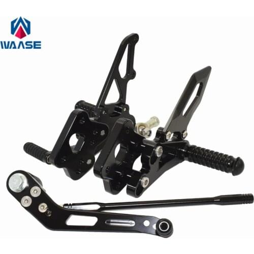 Adjustable Rider Rear Sets Rearset Footrest Foot Rest Pegs For Suzuki GSXR600 GSXR750 GSXR 600 750 2006 2007 2008 2009 2010