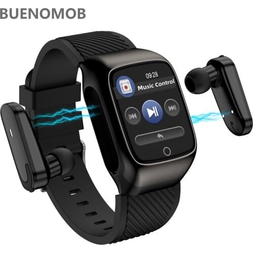 S300 Smart Watch Men TWS Earbuds With Sports Bluetooth Earphones Heart Rate Fitness Tracker Smartwatch For Android IOS phone