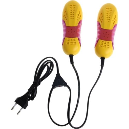 220V 10W EU Plug Racing Car Shape Light Voilet Shoe Dryer Odor Deodorant Heater