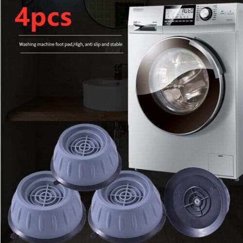 4Pcs Universal Anti-Vibration Feet Pads Washing Machine Support Shockproof Pad Dryer Refrigerator Base Fixed Non-Slip Pad