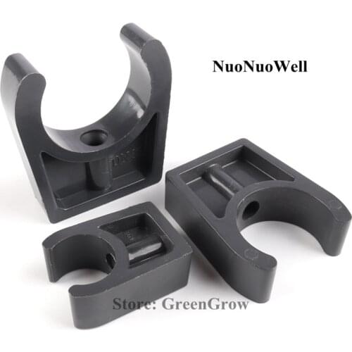 5pcs/lot 20~110mm UPVC Pipe Clamp Micro Irrigation Steady Fixed U-type Pipe Carrier Garden Water Connectors Tube Installation