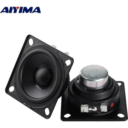 AIYIMA 2Pcs 2.5 Inch Portable Audio Speaker 4 Ohm 20W Midrange Speaker Cloth Edge Loudspeaker Home Theater For Harman Kardon