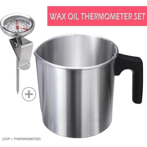 Aluminium Wax Melting Pot 3L/1.2L + Thermometer Tools DIY Wax Chocolate Melting Pouring Pitcher Jug For Wax Candle DIY Tool