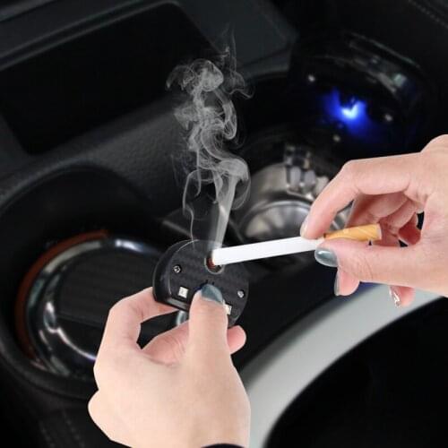 Car ashtray, cigarette lighter, with light and cover, air outlet, creative car interior, car auto supplies N15D