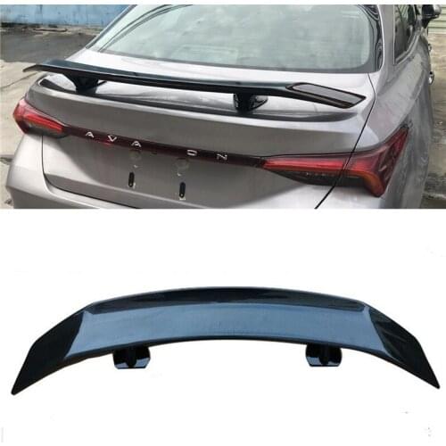 CEYUSOT FOR Car Spoiler Wing Toyota Avalon High Quality ABS Car Tail Box Rear LIP GT Style Accessories Avalon Spoiler 2019 20 21