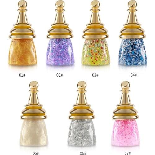 7Color Manicure Practice Display Stand Magnet Phantom Color Crystal Checkerboard Nail Practice Stand Finger Rest Manicure Tool