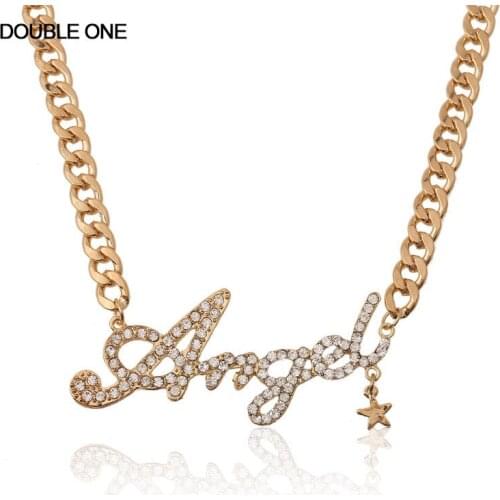 Double One Gold Pendants