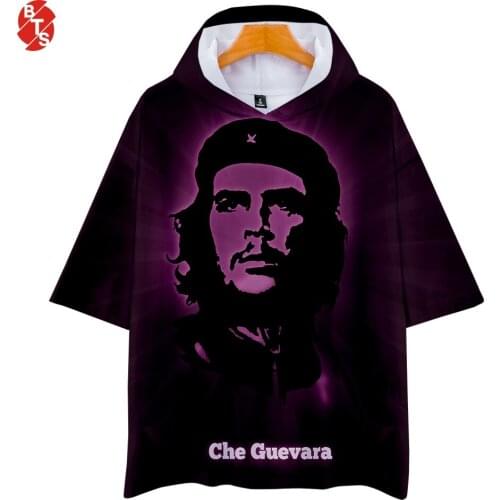 Che Guevara 3D Printed Summer Hooded T-shirts Women/Men Short Sleeve 2018 New Fashion Tshirts Casual Trendy Style Tee Shirts