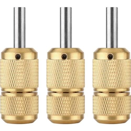 YiLong 25MM Copper Self-Locking Handle Tattoo Handle Tattoo Handle Metal Tattoo Handle Tattoo Handle