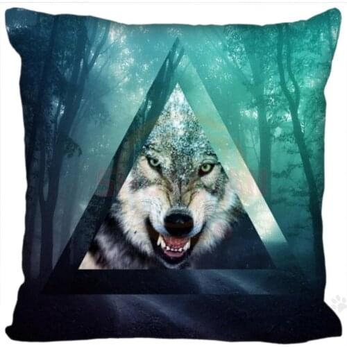Hot The Cool Wolf Pillows Cases Custom Pillowcases Cool Kpop Pillow Cover Standard Size 20x20cm 35x35cm 40x40cm