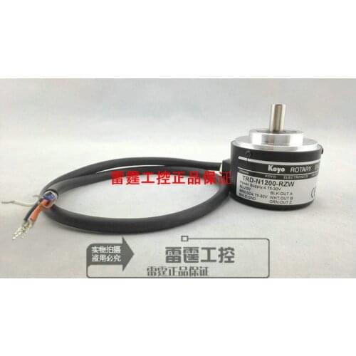 KOYO new original authentic real axis photoelectric incremental rotary encoder TRD-N1200-RZW DC4.75-30V