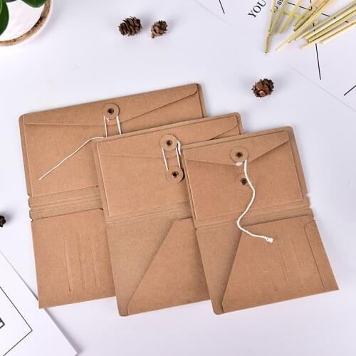 Filler Papers Travelers Notebook Kraft Paper Business Card Holder File Folder