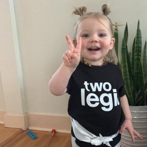 Toddler Boys Second Birthday Shirt Toddler Boys Two Legit Birthday T-Shirts Kids Presend Summer Short Sleeve Cool Clothes