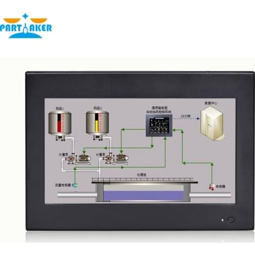 Partaker Z6 Touch Screen Panel PC 10.1 Inch with Celeron J1800 J1900 3855U OEM All In One PC Intel Core i5 i7 Computer