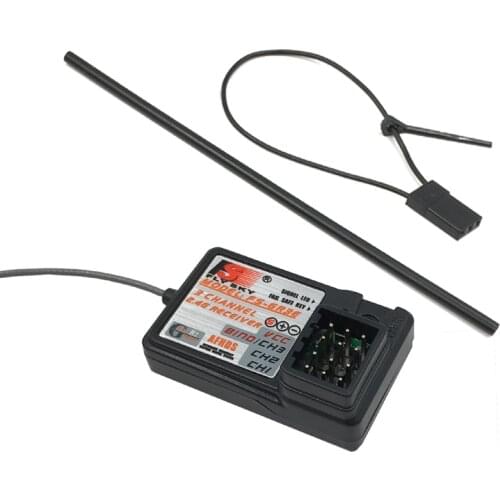 Special offers Flysky FS-GR3E 3 Channel 2.4G Receiver with Failsafe GT3B GR3C Upgrade for RC Car Truck Boat GT3 GT2 Transmitter