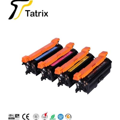 Tatrix compatible Color toner cartridge hp 647A/CE260A/CE261A/CE262A/CE263A for HP LaserJet CP4525dn CP4525n CP4525xh CP4520n