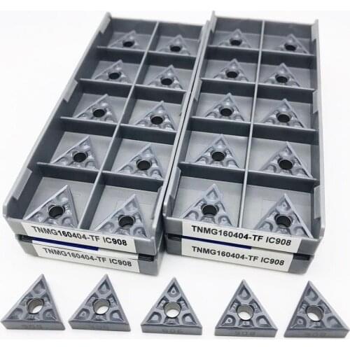 TNMG160404 TF IC907 TNMG160404 TF IC908 External turning tool carbide insert TNMG 160404 Lathe tool parts cutting insert