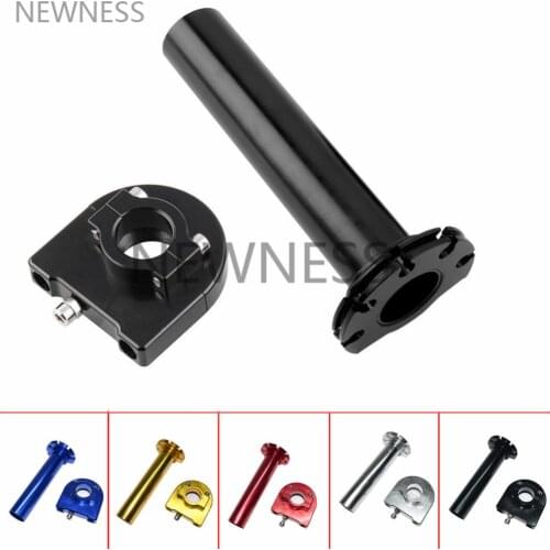 Universal 22mm 7/8" Aluminum Accelerator Throttle Twist Grips Handlebars Motorcycle Scooter Bike Cafe Racer Handlebar Grips