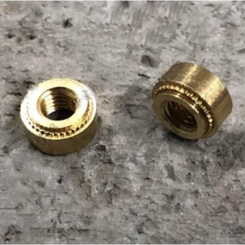 10pcs M3 M4 M5 M6 M8 brass rivet nut sleeve embedded riveted nuts riveting sleeves for aluminum panels plate