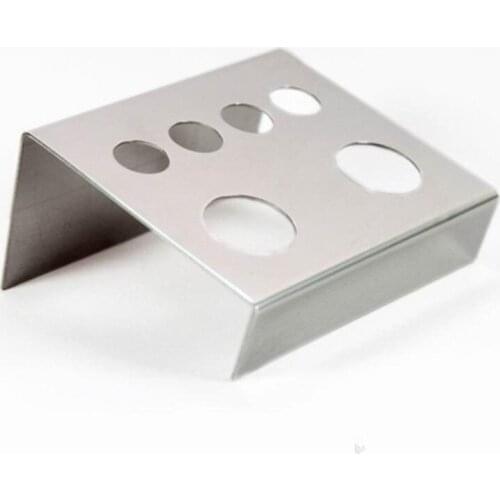 Iron tattoo Ink Cup stand Holder 8 holes with 7 Stainless Steel Ink Cup Plastic Ink Cup Holder free shipping supply