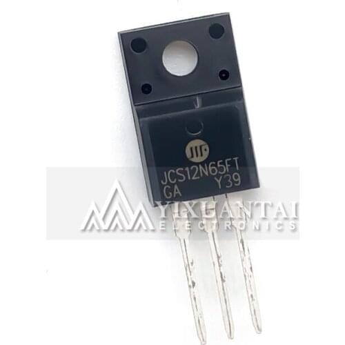 10pcs/lot 100% NEW origina JCS12N65FT 650V 12A TO220 Triode Transistor TO-220 TO220F JCS12N65